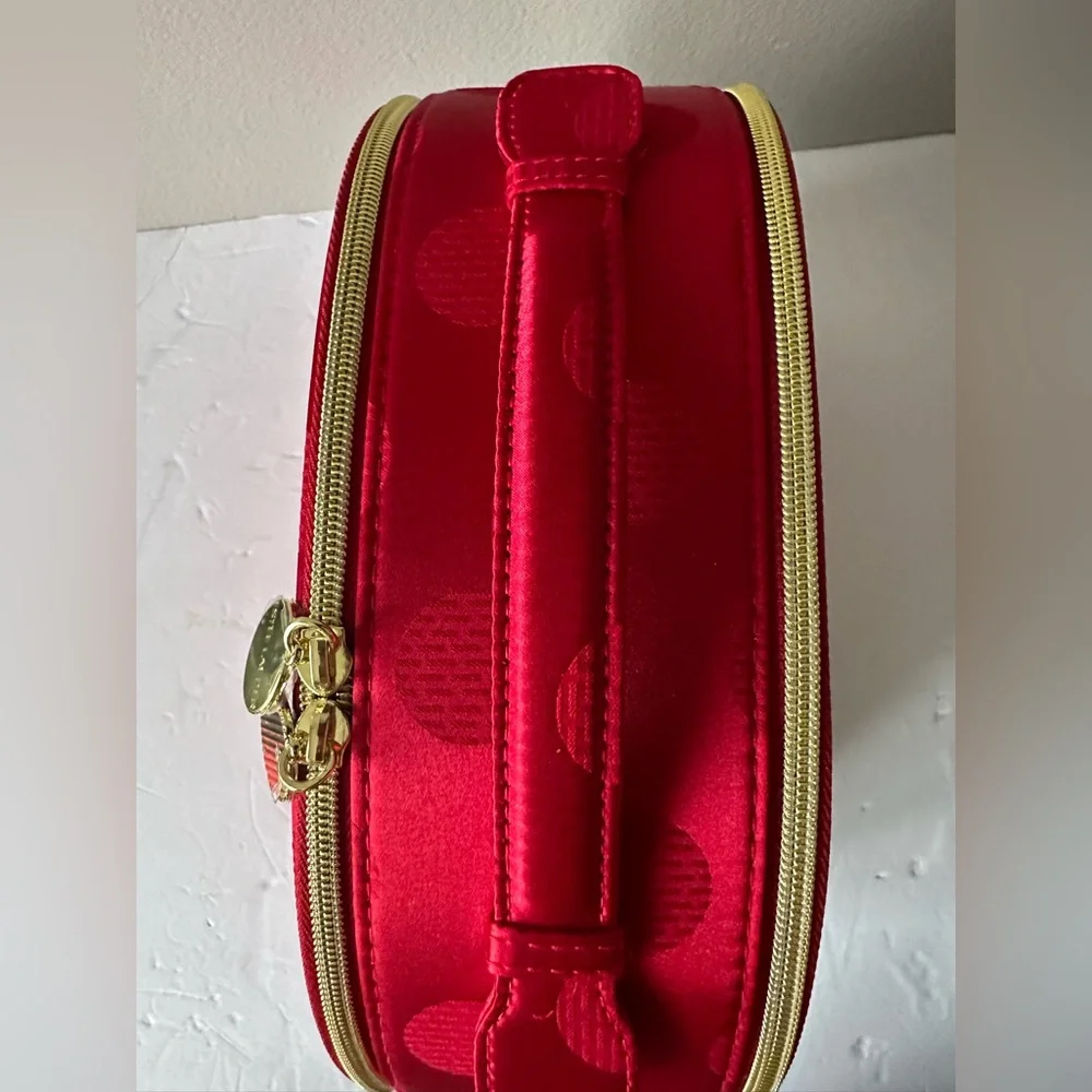 Estee Lauder Red Polka‎ Dot Cosmetic Bag